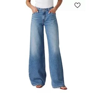 Levi's Blue Flare & Wide Leg Jeans